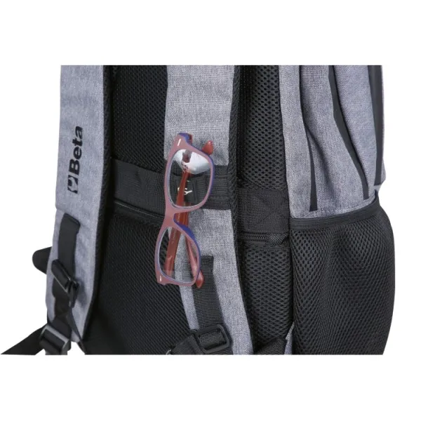Mochila de trabajo multibolsillos con bolsillo interior para PC