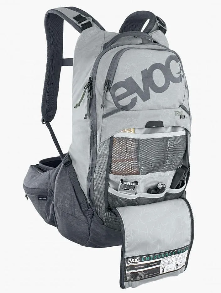 MOCHILA EVOC TRAIL PRO L/XL  STONE/CARBON GREY