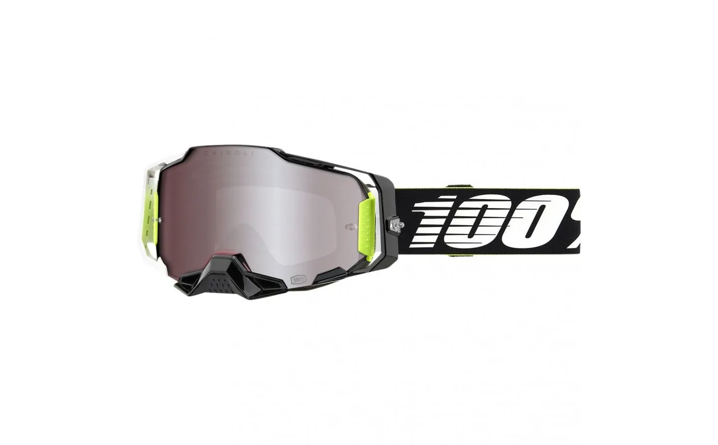 Máscara 100% Armega Racer H Negro Plata |26013132|