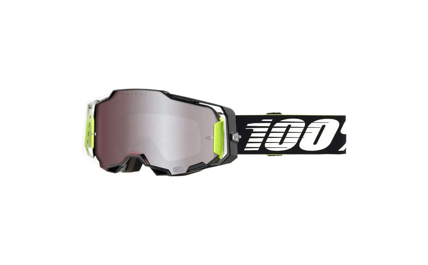 Máscara 100% Armega Racer H Negro Plata |26013132|