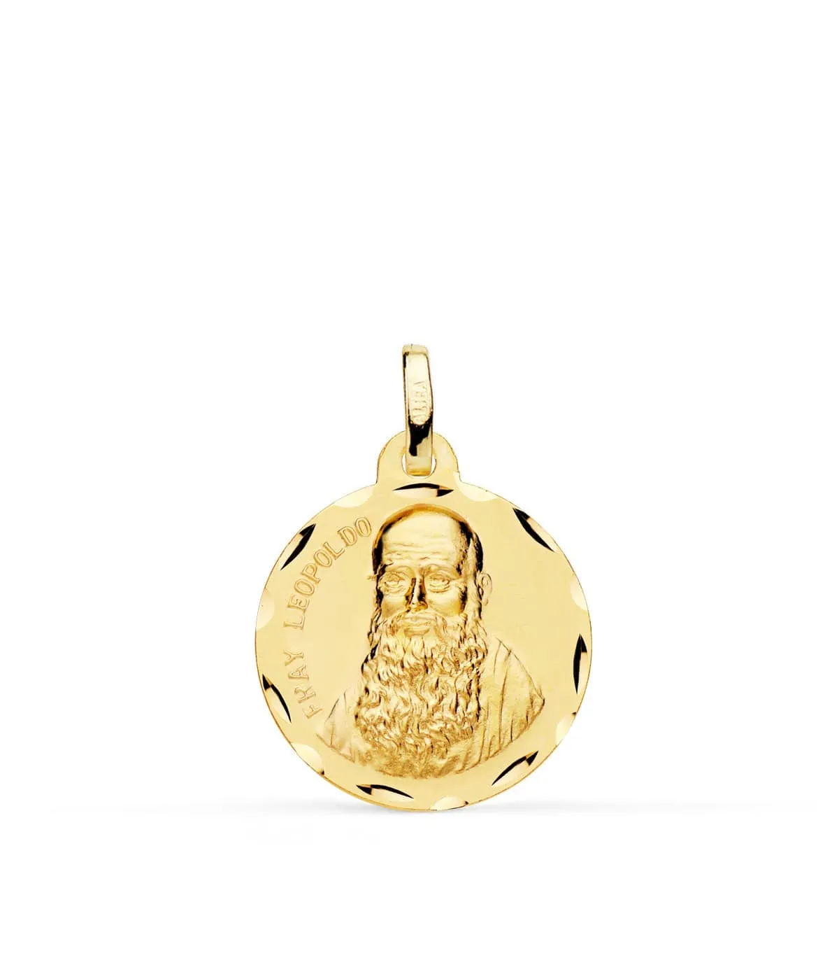 Médaille Frère Léopold Or 18K 18mm