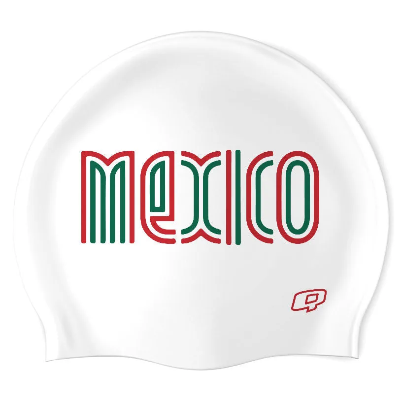 MéXICO  SILICONE SWIMMING CAP