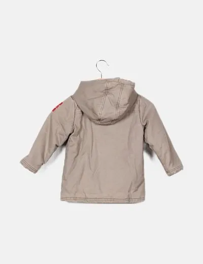 Neck & Neck Abrigo beige capucha