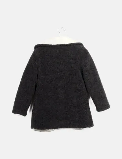 Neck & Neck Abrigo reversible bicolor borrego