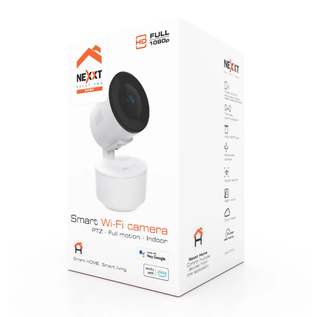NEXXT SOLUTIONS KIT SMART HOME CáMARA INTELIGENTE WIFI DE 2K PARA INTERIOR  + CáMARA INTELIGENTE WIFI + BOMBILLO INTELIGENTE, 
