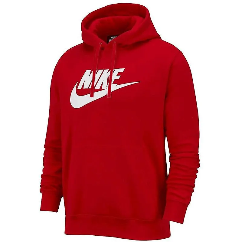 Nike BV2973 Sudadera con capucha de vellón para hombre Club Logo Graphic Sportswear