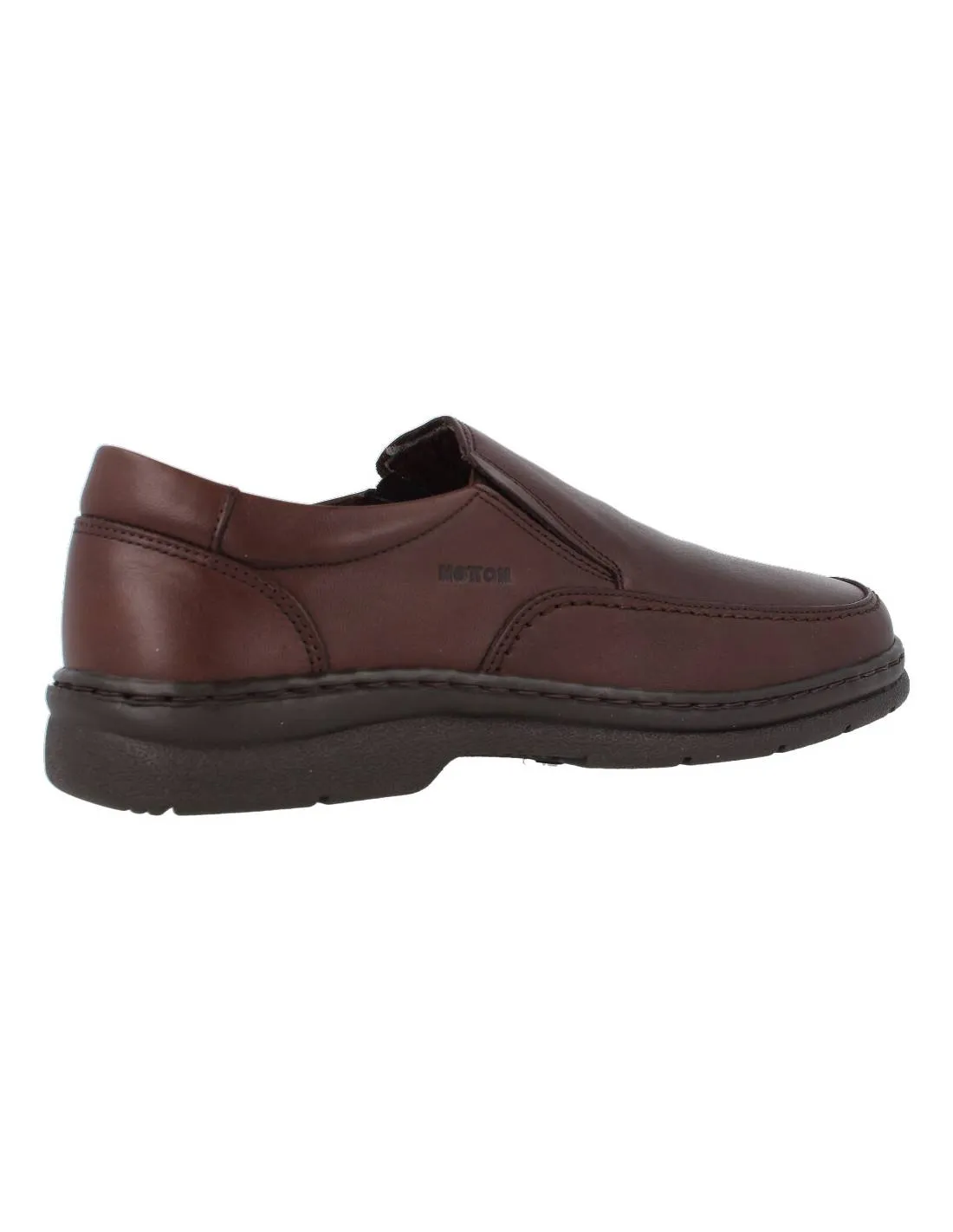NOTTON  ZAPATO HOMBRE PIEL ELáSTICOS MARRóN