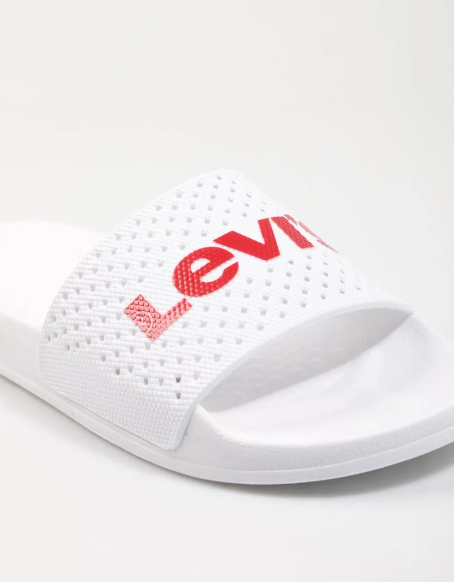  nu pieds LEVIS June Perf S en Blanc 77839