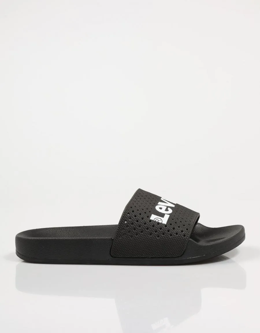  nu pieds LEVIS June Perf S en Noir 77838