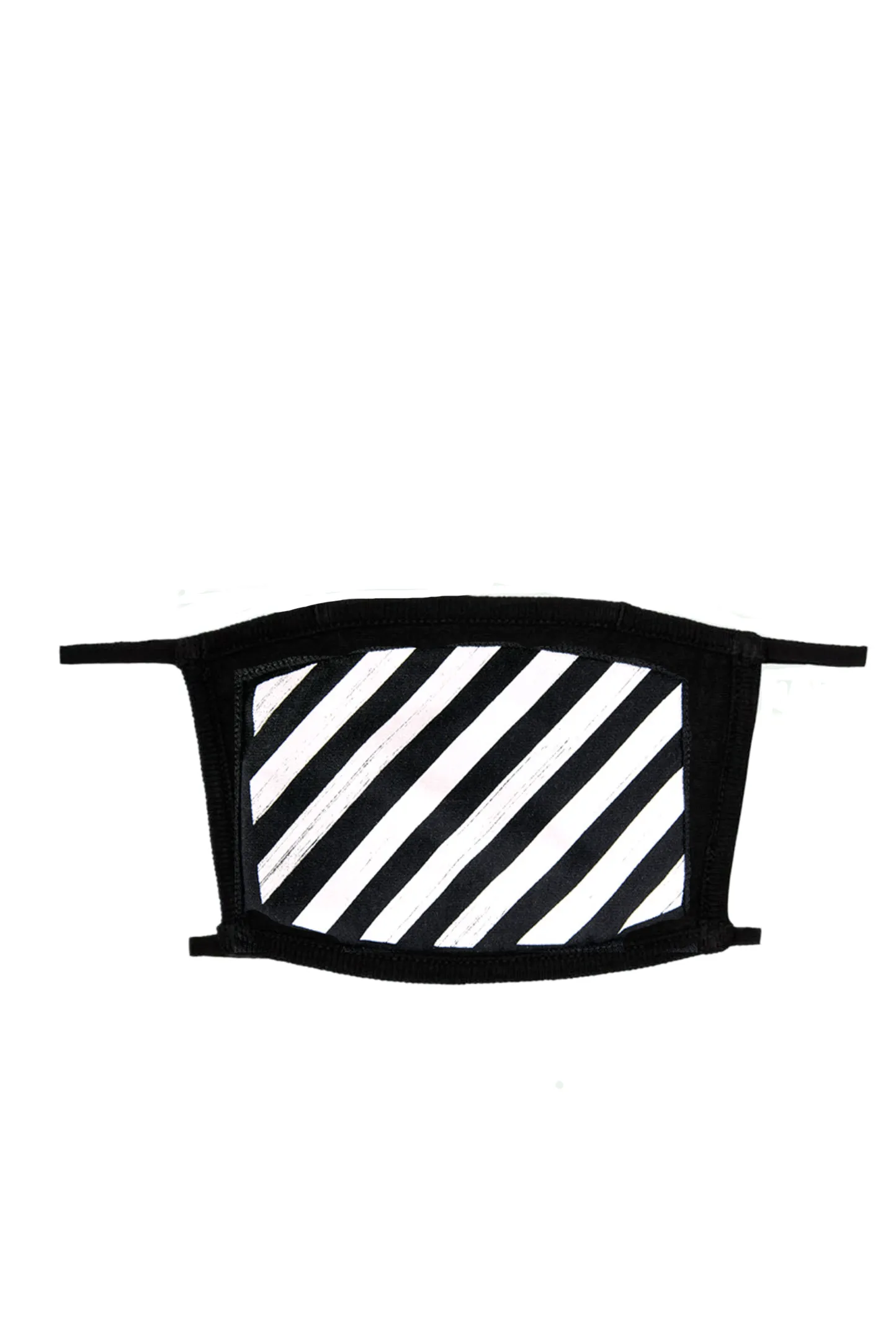 Off White Diags Mask Black White