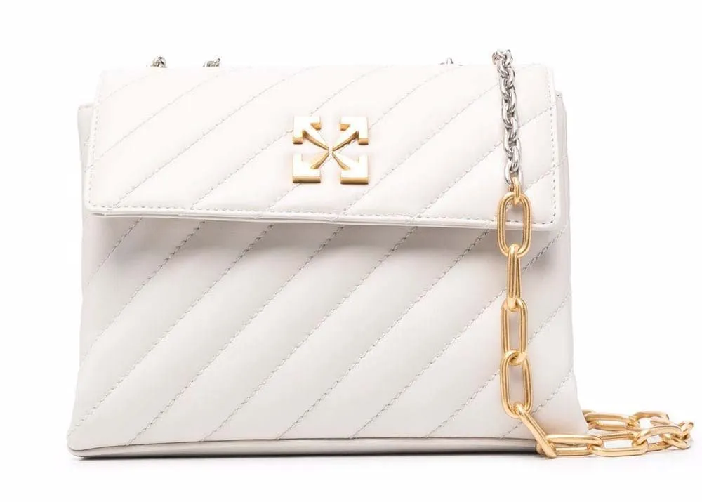 OFFWHITE JACKHAMMER 24 SHOULDER BAG OFF WHITE