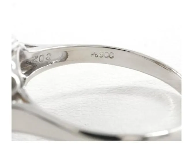Otras joyas & Other Stories Anillo de platino para mujer (tamaño 16) con Perla Aprox. 14mm en PT900 Platino, peso total apro