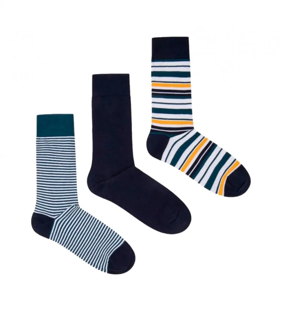Pack 3 Pares de Calcetines Variados verde