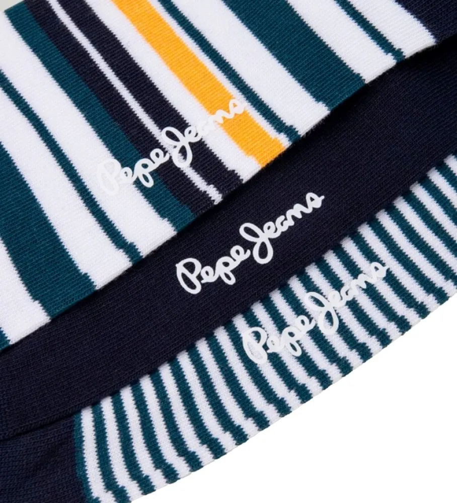 Pack 3 Pares de Calcetines Variados verde