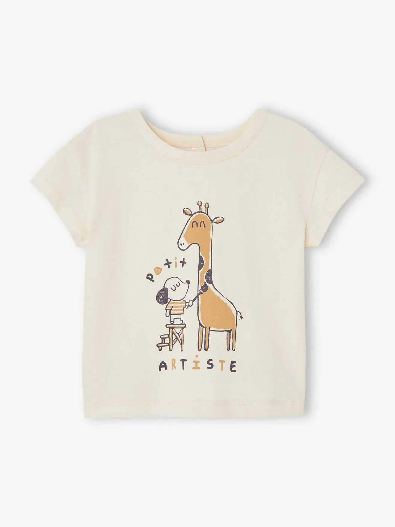Pack de 2 camisetas básicas de manga corta para bebé