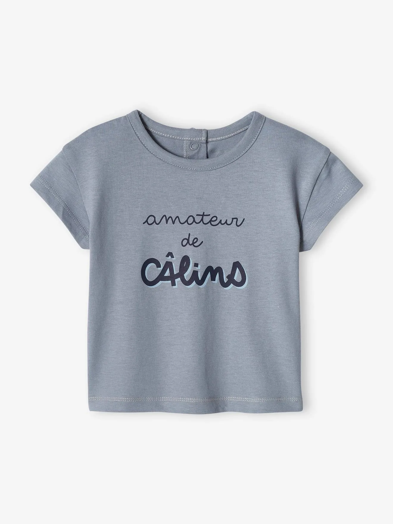 Pack de 2 camisetas básicas de manga corta para bebé
