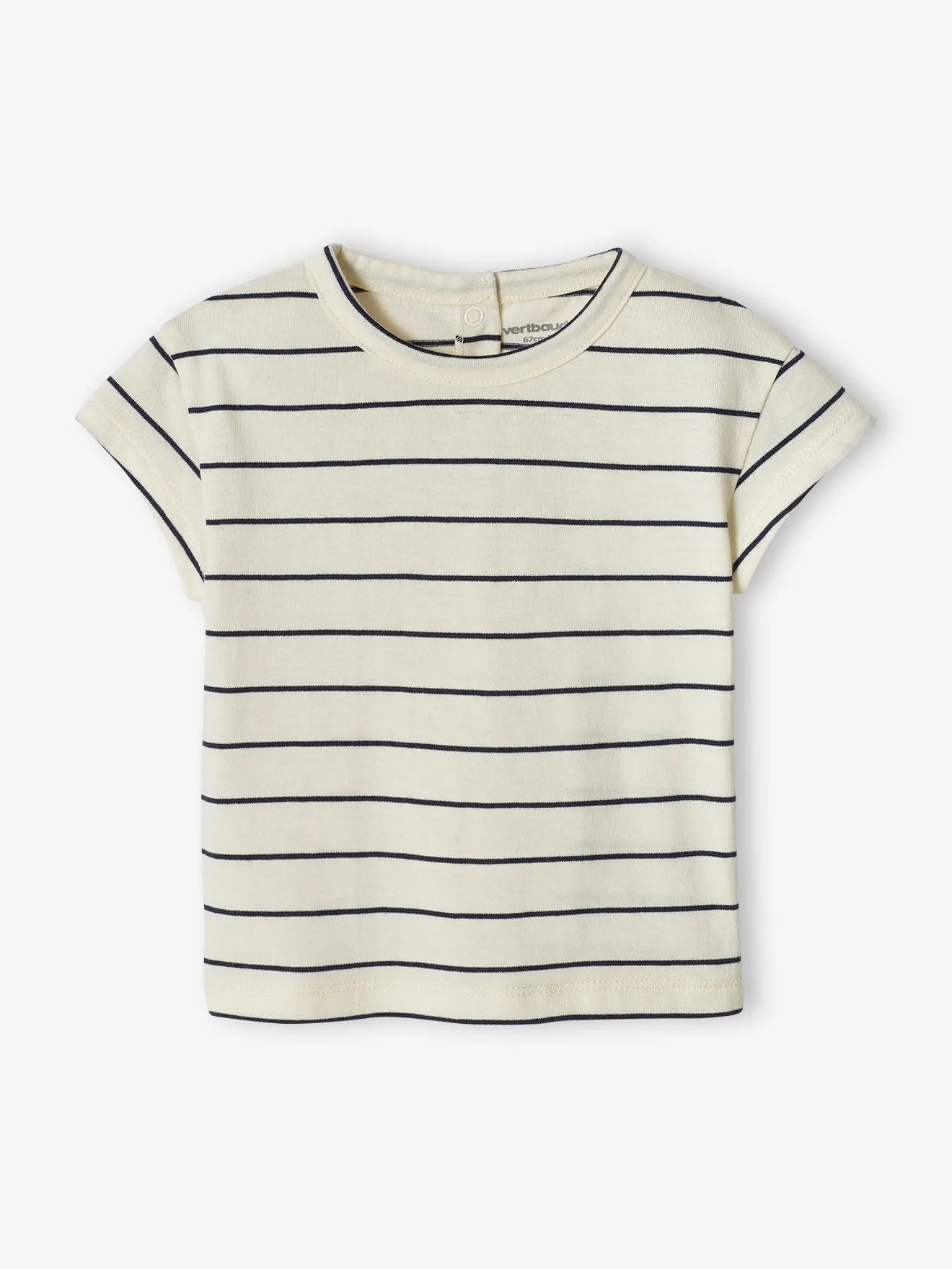 Pack de 2 camisetas básicas de manga corta para bebé