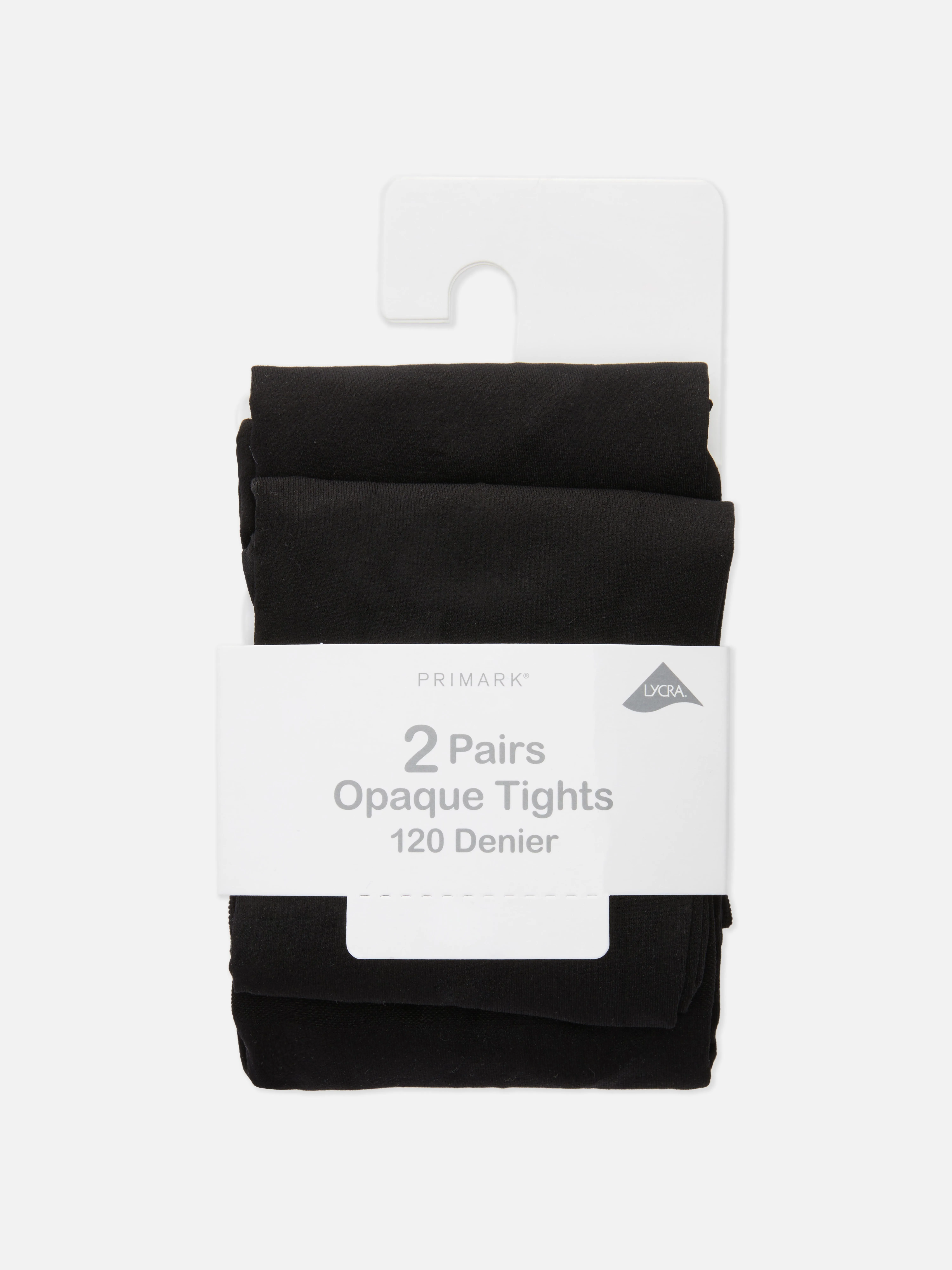 Pack de 2 pares de medias opacas de 120 deniers