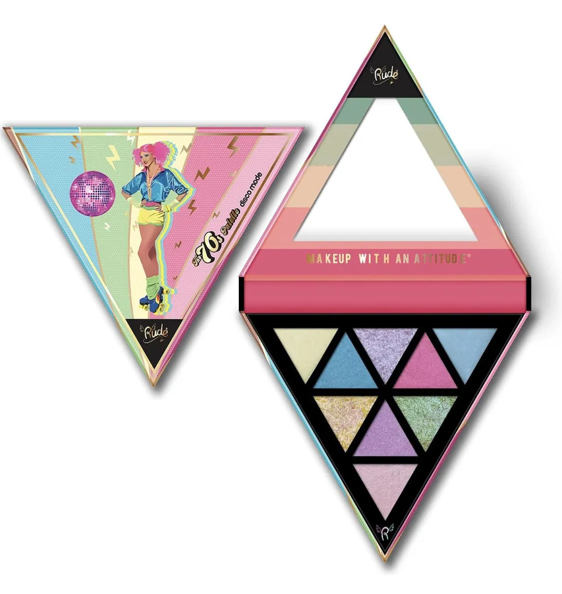 Paleta De Sombras The 70s Modo Disco Rude