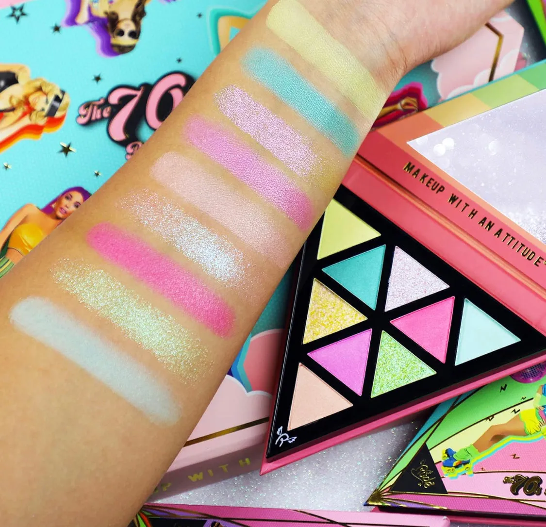 Paleta De Sombras The 70s Modo Disco Rude