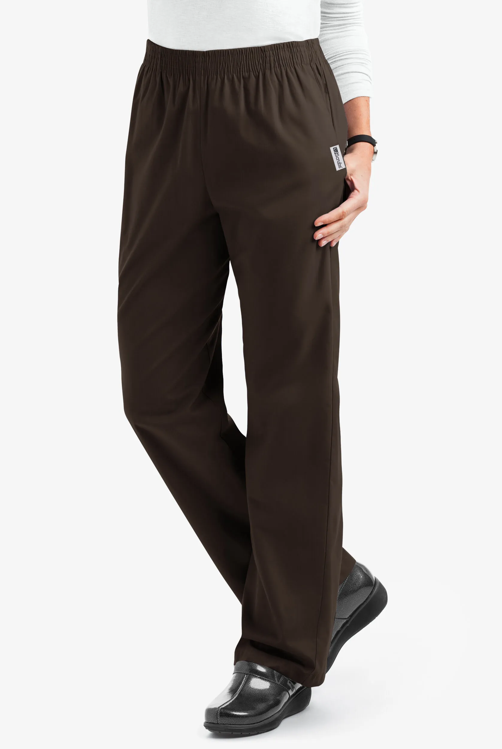 Pantalón médico UA Best Buy con cintura elástica y 2 bolsillos para mujer
