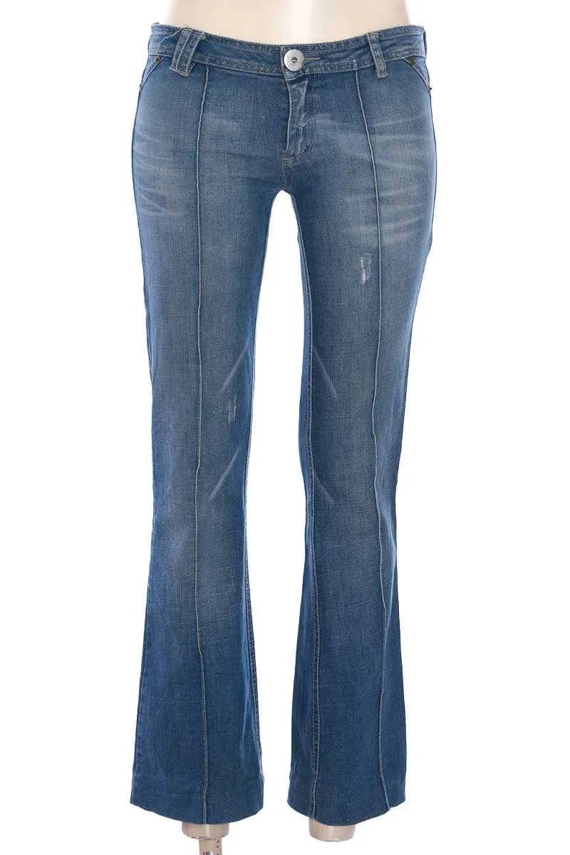 PANTALóN COLOR AZUL  ZARA