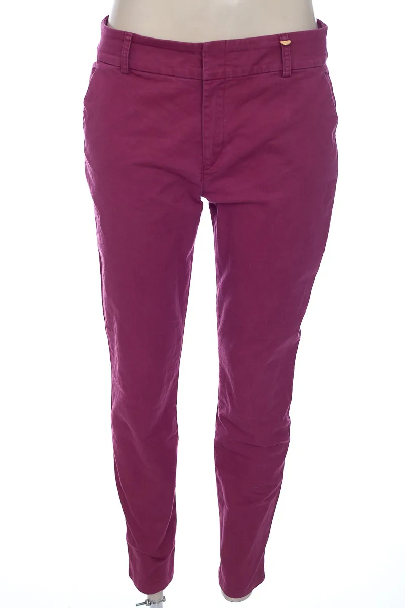 PANTALóN COLOR MORADO  ESPRIT
