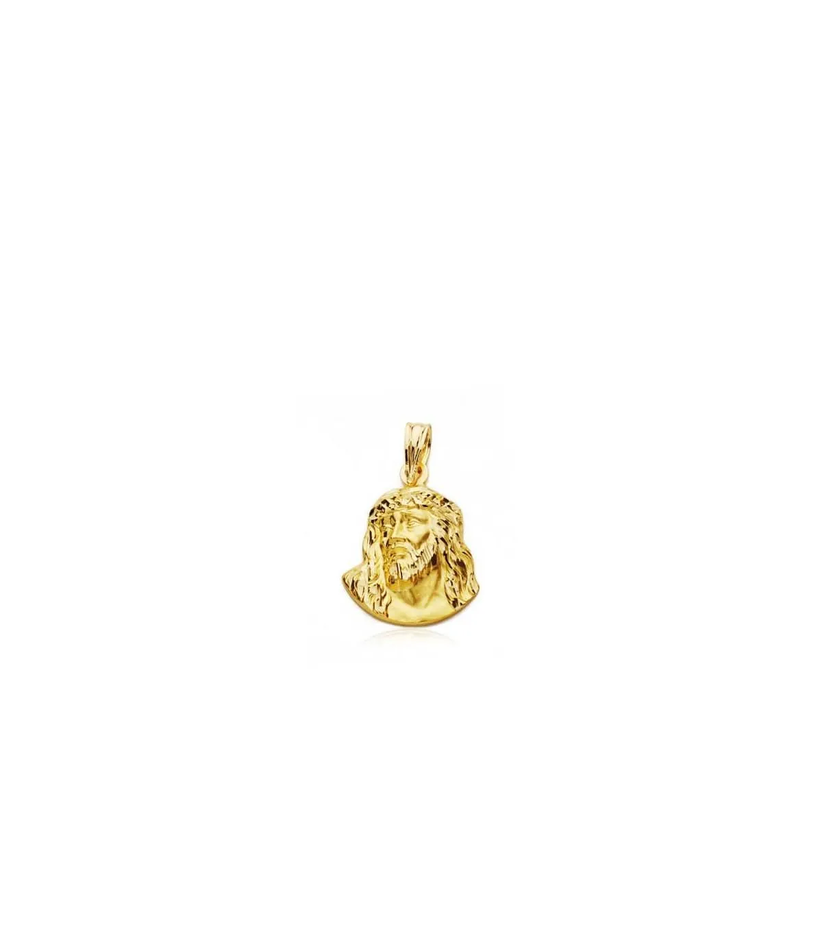 Pendentif Portrait Christ Or 18K 18mm