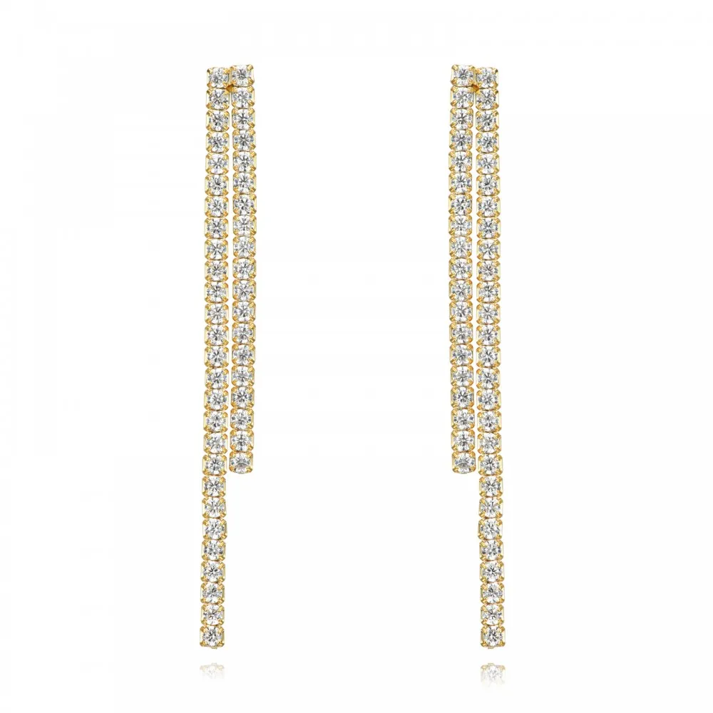 Pendientes Brilliance Circonitas Oro (PAR)