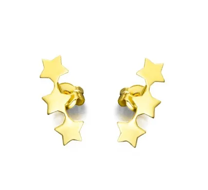 Pendientes Estrellas Oro