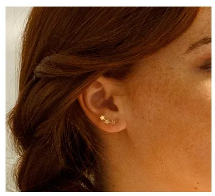 Pendientes Estrellas Oro