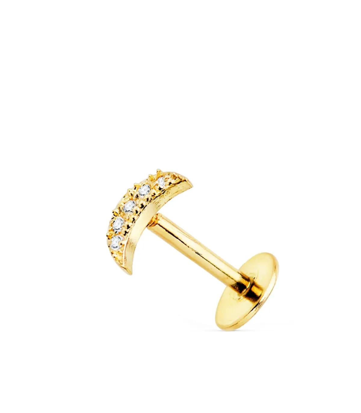 Piercing mini Luna Oro Amarillo 18K