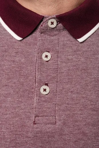 Polo bicolor para hombre