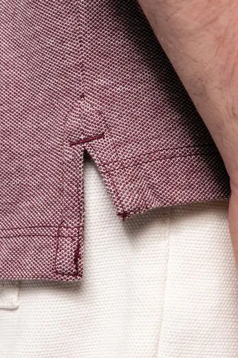 Polo bicolor para hombre