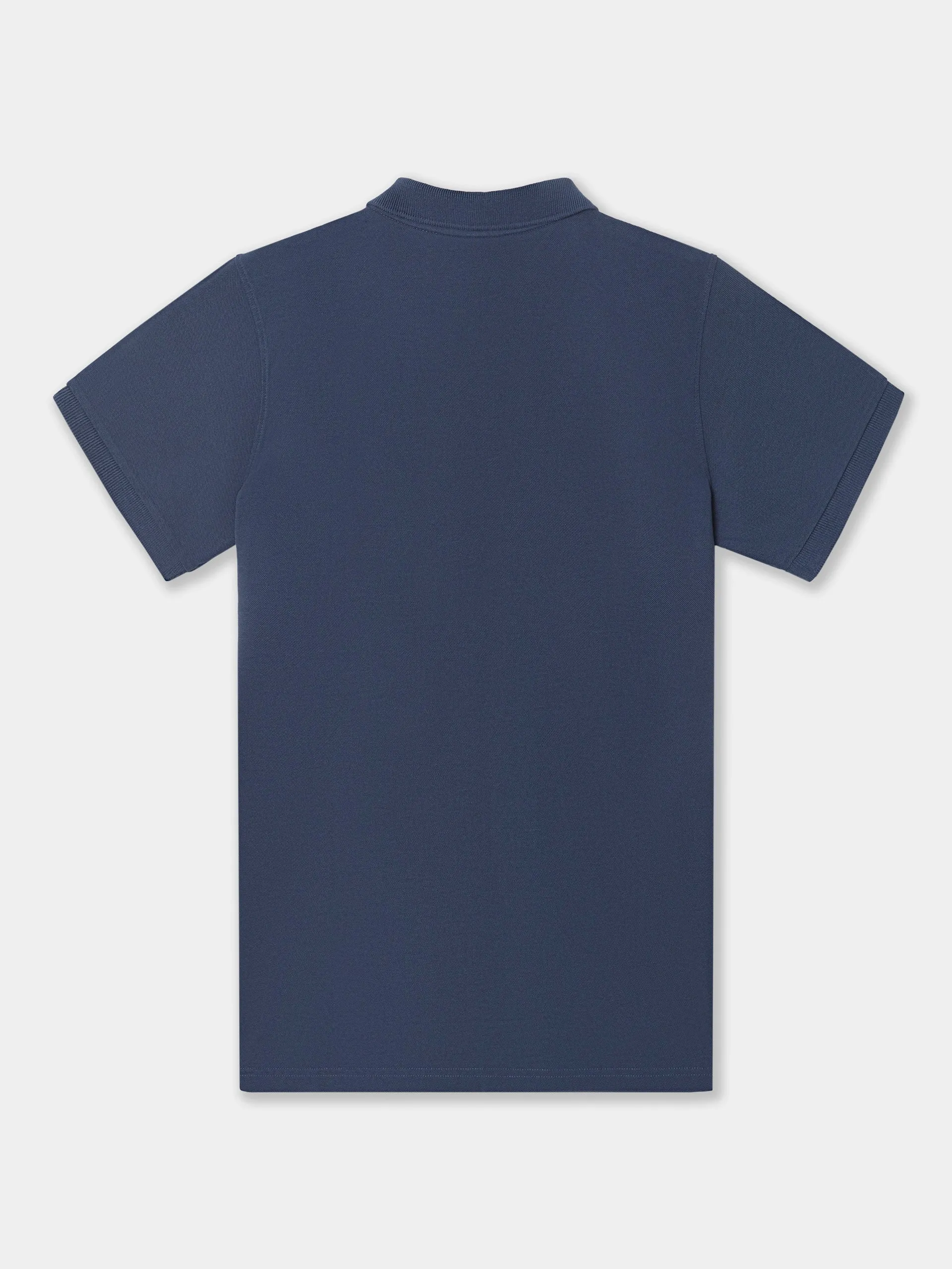 Polo clasico logo azul marino