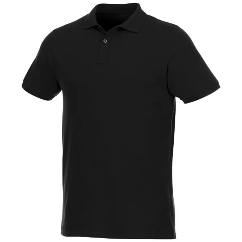 Polo de manga corta de material reciclado orgánico GRS para hombre 'Beryl'