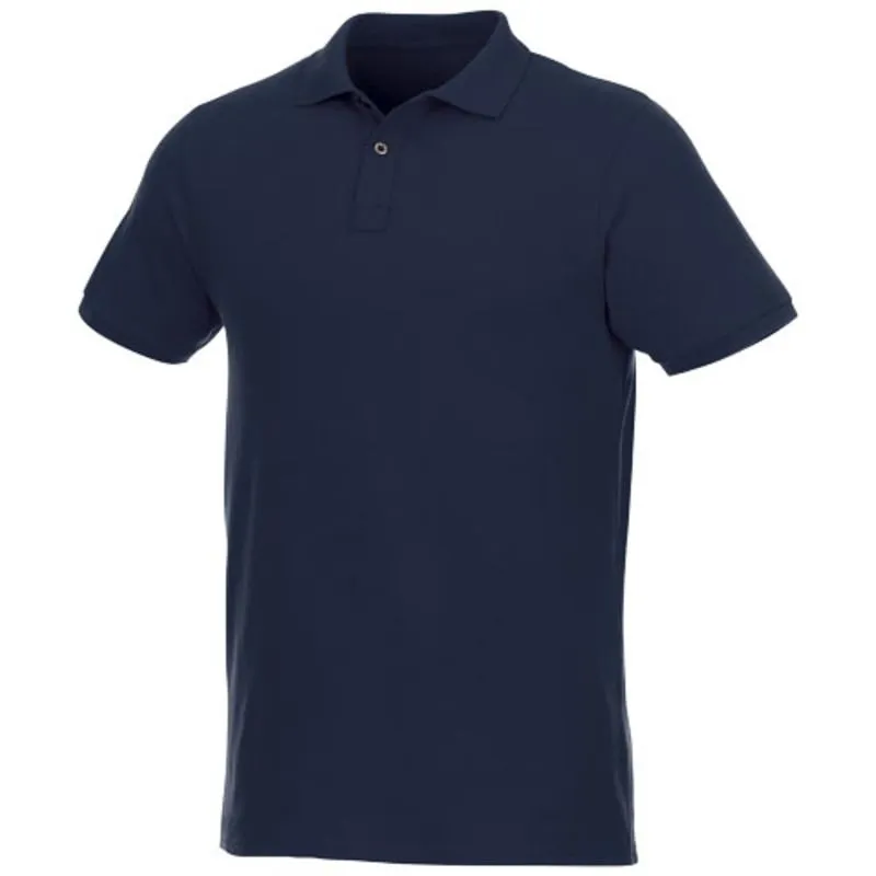Polo de manga corta de material reciclado orgánico GRS para hombre 'Beryl'