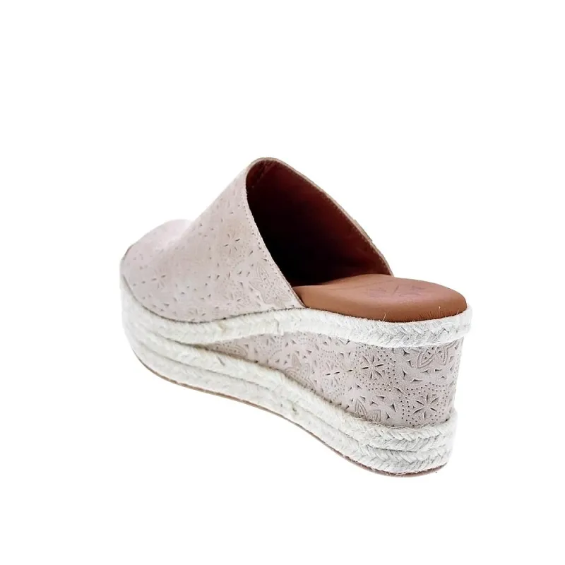Popa Sandalias Mujer Arenita Grabado Beige