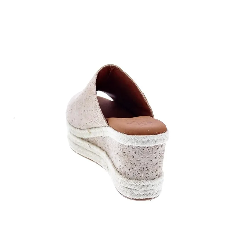Popa Sandalias Mujer Arenita Grabado Beige