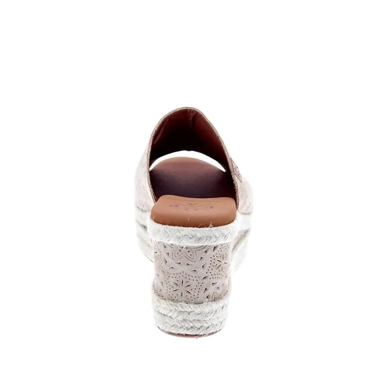 Popa Sandalias Mujer Arenita Grabado Beige