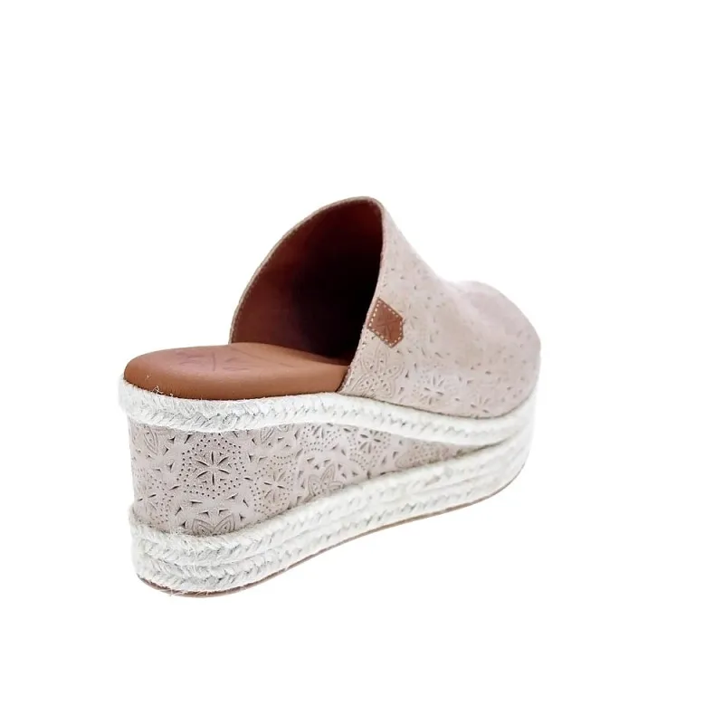 Popa Sandalias Mujer Arenita Grabado Beige