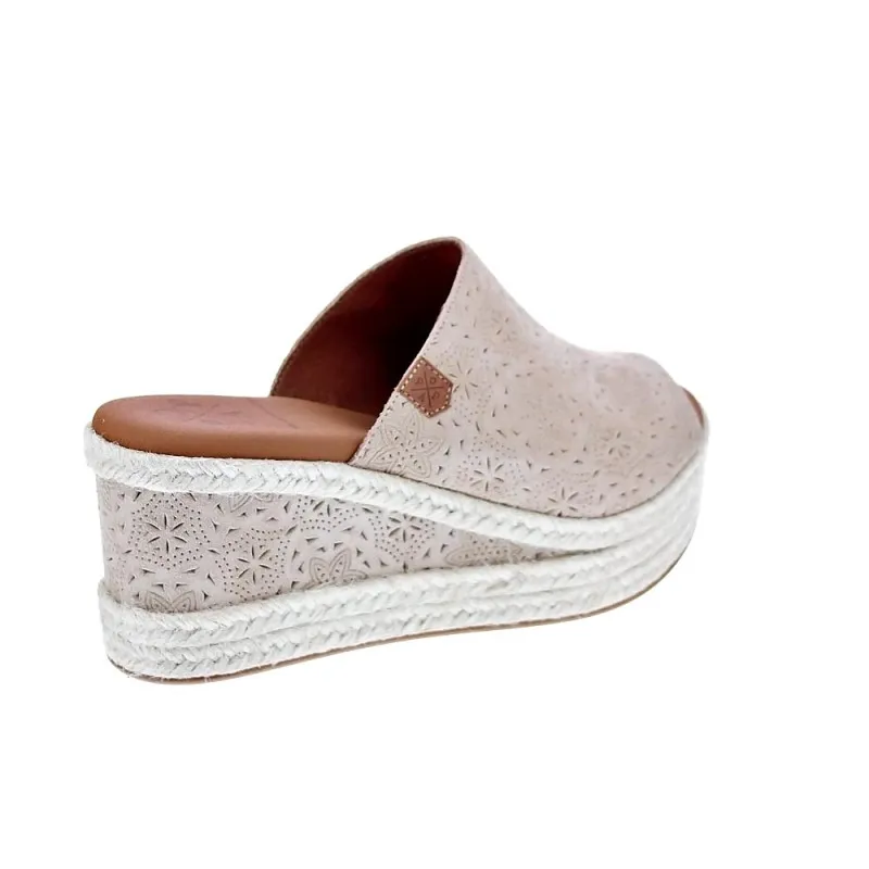 Popa Sandalias Mujer Arenita Grabado Beige