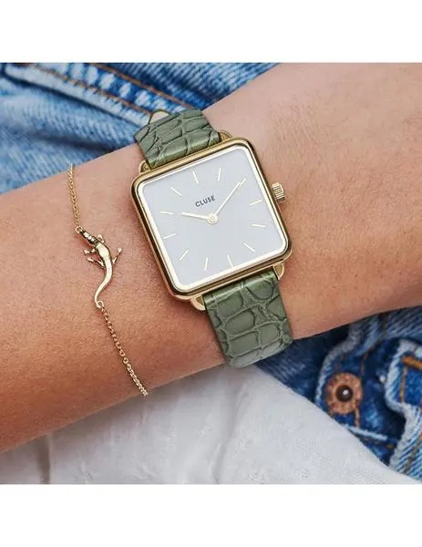 pulsera cluse force tropicale gold alligator