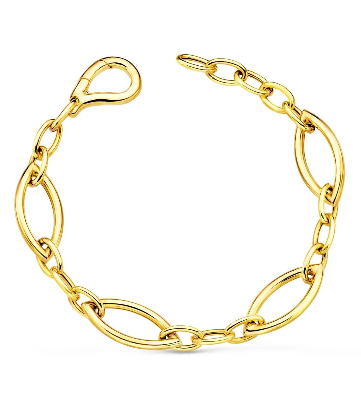 Pulsera Mujer Oro Amarillo 18K 19,5cm