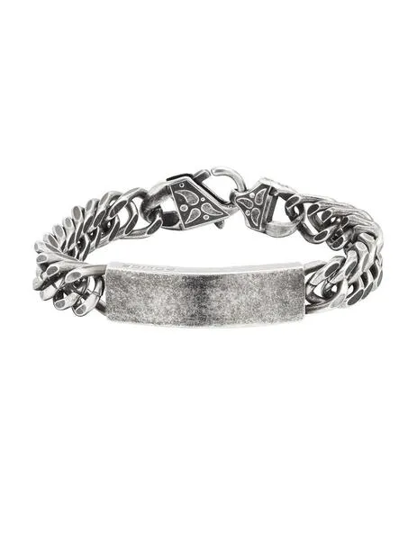 pulsera police roque plateado