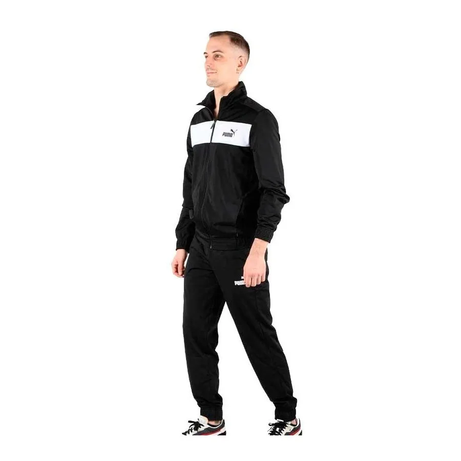 PUMA CHANDAL HOMBRE 67742701 NEGRO BLANCO