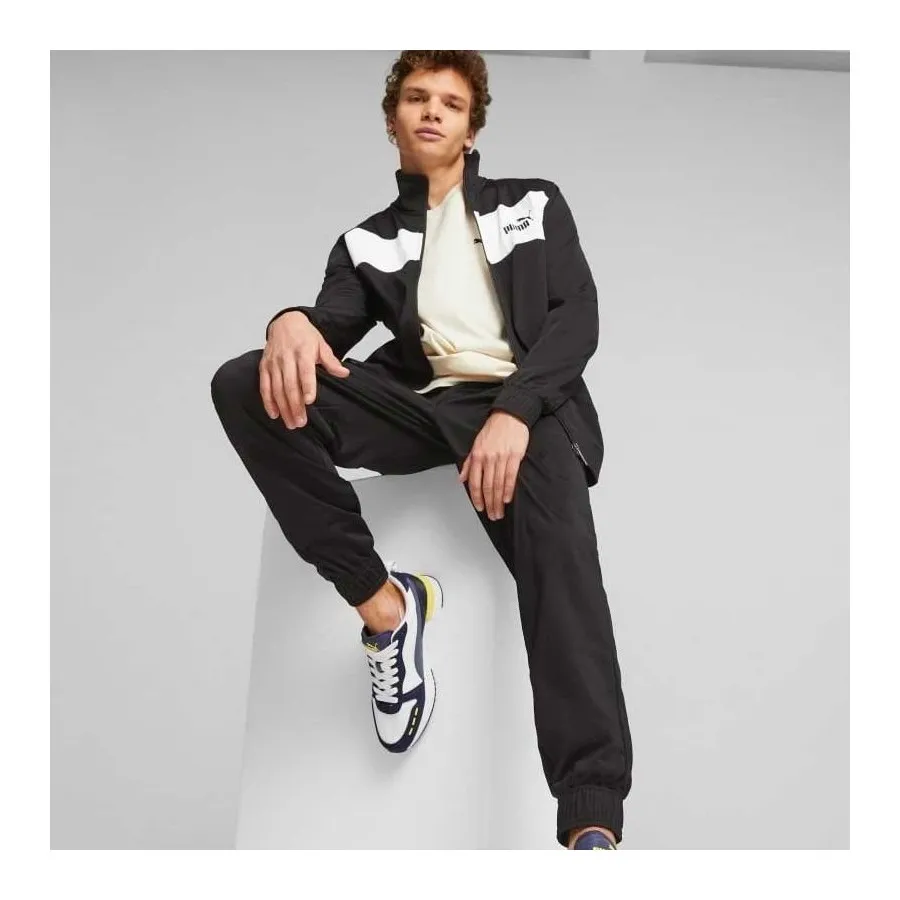 PUMA CHANDAL HOMBRE 67742701 NEGRO BLANCO