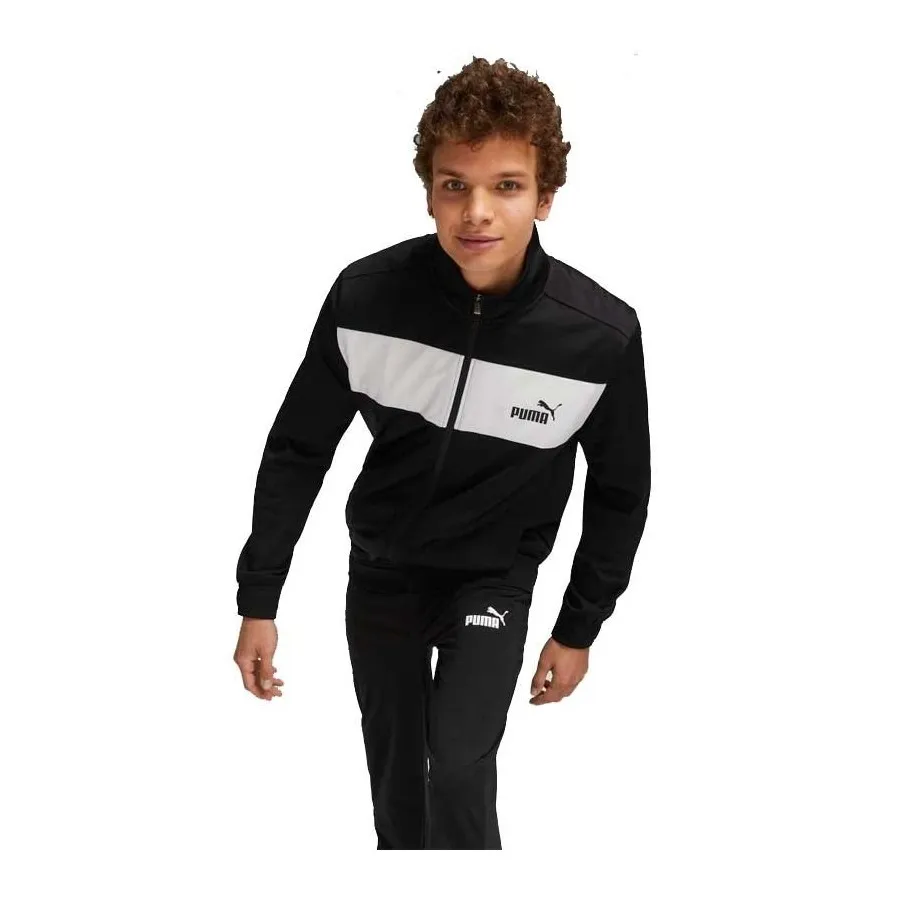 PUMA CHANDAL HOMBRE 67742701 NEGRO BLANCO