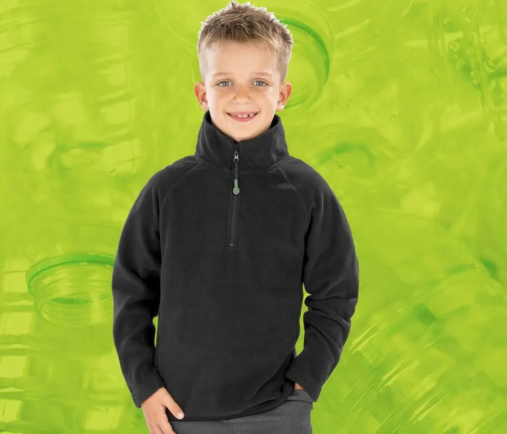 RESULT RS905J  JUNIOR RECYCLED MICROFLEECE  BLACK
