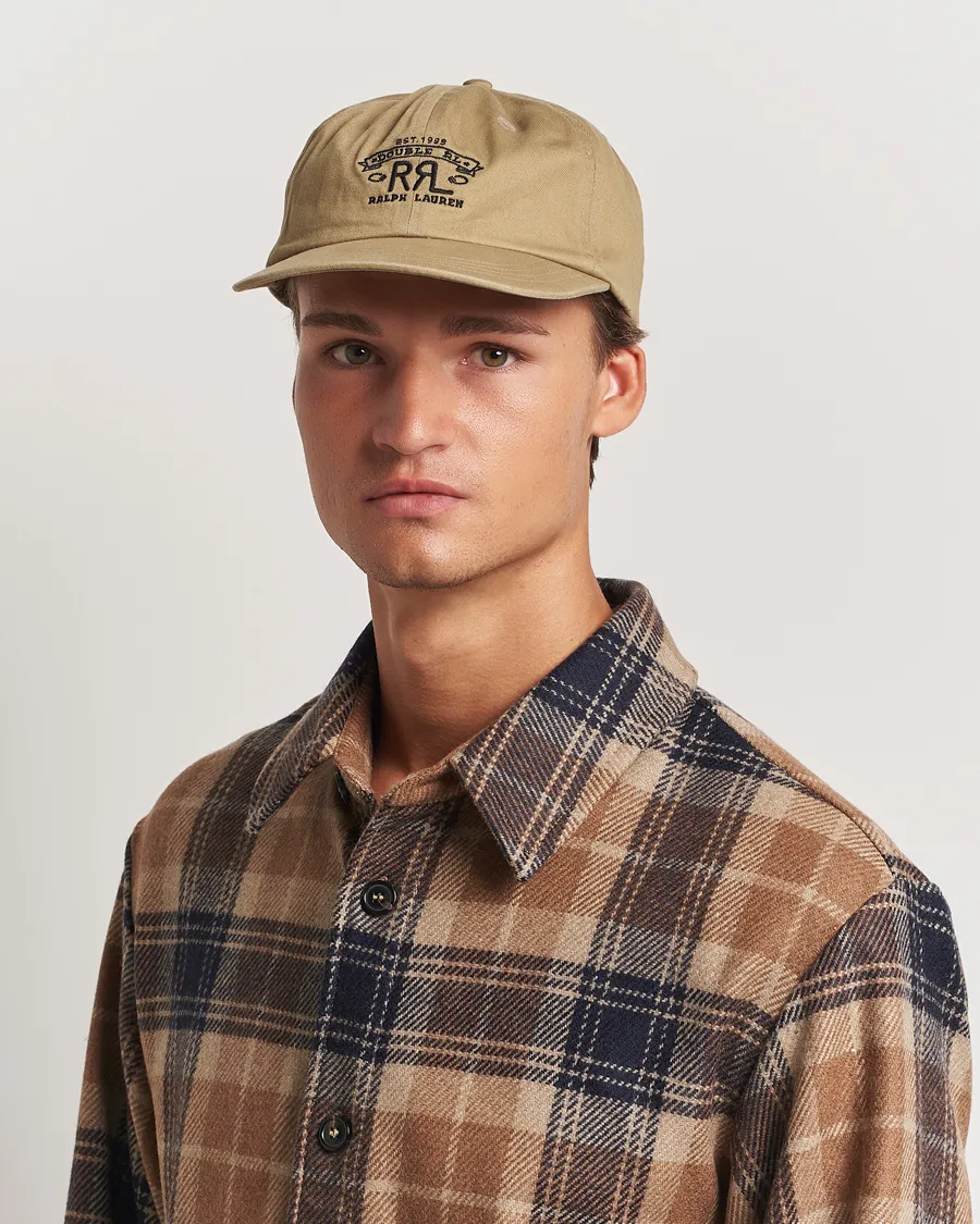 RRL Sportsman Cap Khaki